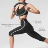 Airlift High-Waist Super Sleek Contrast Capri - Black/White