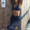 Airlift High-Waist Top-Notch Legging - Navy