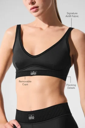 Airlift Line up Bra – Black