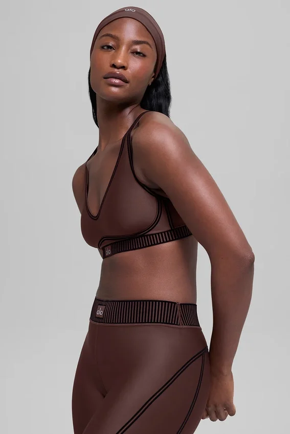 Airlift Line up Bra - Brownstone