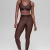 Airlift Line up Bra - Brownstone
