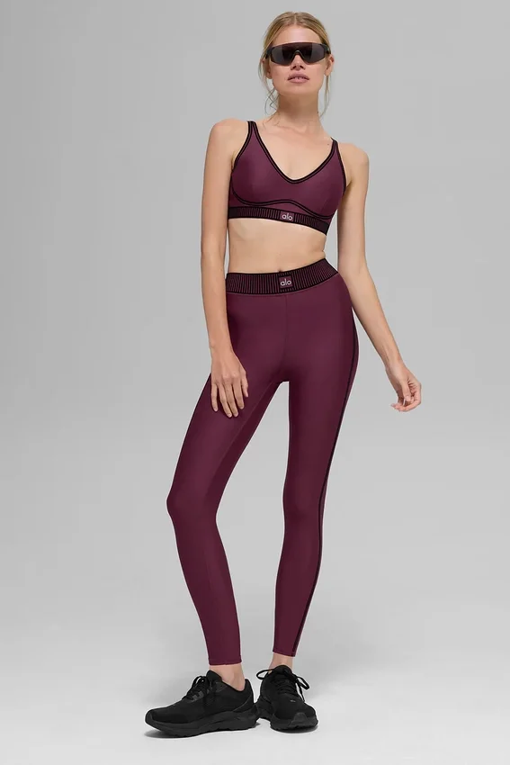 Airlift Line up Bra - Burgundy