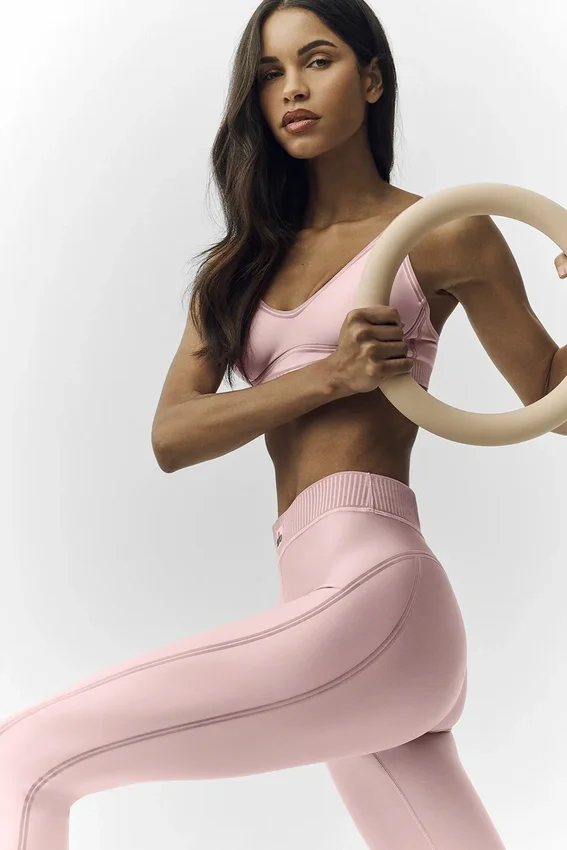 Airlift Line up Mirage 7/8 Legging - Pink Champagne