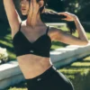 Airlift Love Language Bra - Black