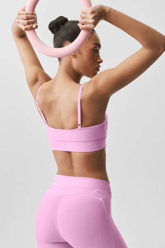 Airlift Love Language Bra - Candy Heart Pink