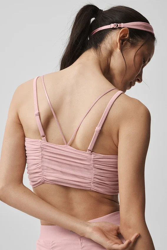 Airlift Mesh Cherish Bra - Vintage Pink