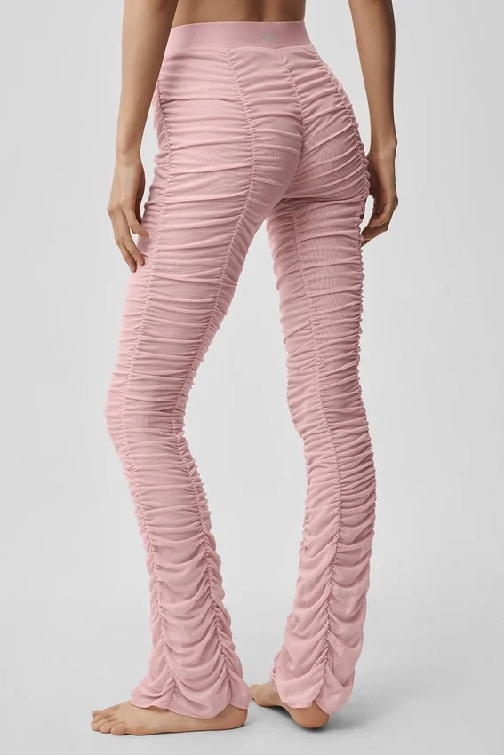 Airlift Mesh High-Waist Cherish Legging - Vintage Pink