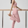 Airlift Mesh High-Waist Cherish Legging - Vintage Pink