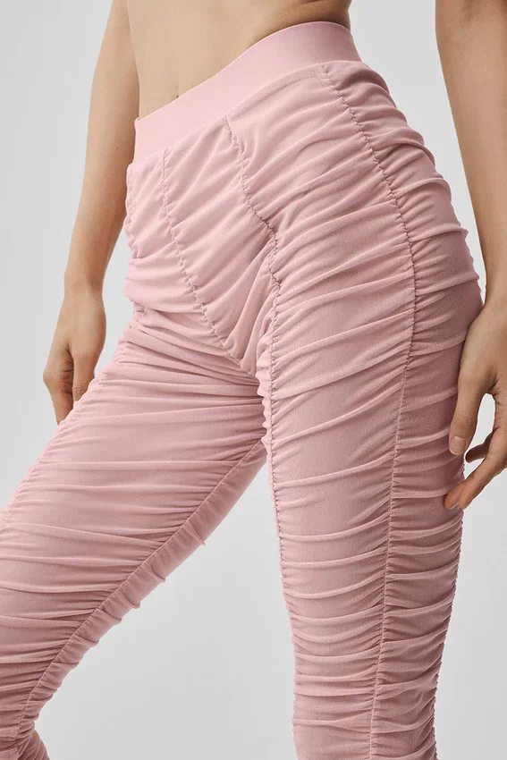 Airlift Mesh High-Waist Cherish Legging - Vintage Pink