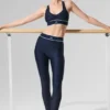 Airlift Mesh High-Waist Darling Stirrup Legging - Navy