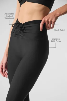 Airlift Mesh High-Waist Divine Legging – Black