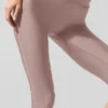 Airlift Mesh High-Waist Just Right Capri - Taupe