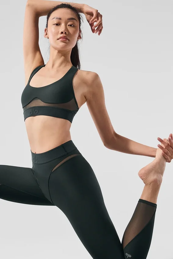 Airlift Rebel Bra - Charcoal Green
