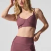 Airlift Redefine Bra - Burgundy Truffle/Black