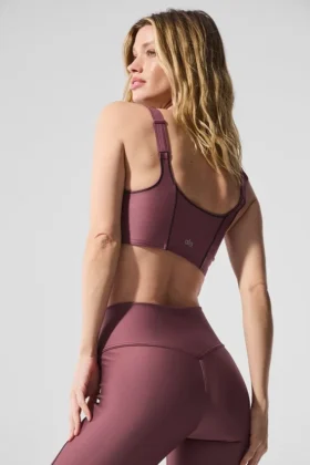 Airlift Redefine Bra – Burgundy Truffle/Black