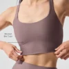 Airlift Sleek Bra Tank - Mushroom