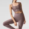 Airlift Sleek Bra Tank - Mushroom