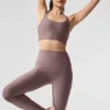 Airlift Sleek Bra Tank - Mushroom
