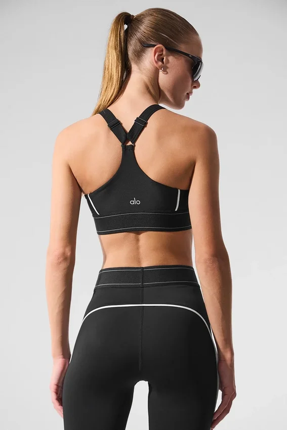 Airlift Suit up Bra - Black/White