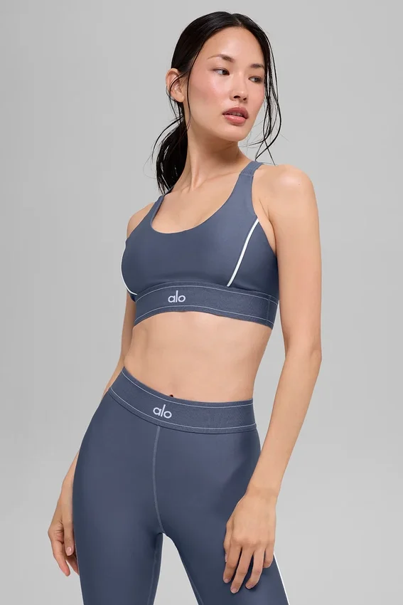 Airlift Suit up Bra - Bluestone/White