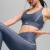 Airlift Suit up Bra - Bluestone/White