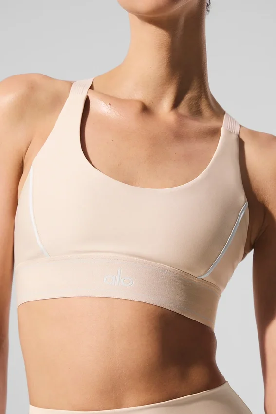 Airlift Suit up Bra - Macadamia/White