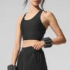 Airlift Super Sleek Bra Tank - Black