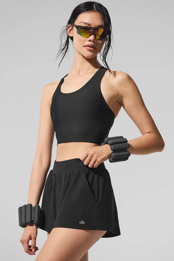 Airlift Super Sleek Bra Tank - Black