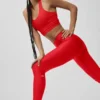 Airlift Super Sleek Bra Tank - Bright Red