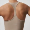 Airlift Super Sleek Bra Tank - Gravel