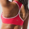 Airlift Super Sleek Contrast Bra - Candy Red/White