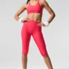 Airlift Super Sleek Contrast Bra - Candy Red/White