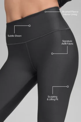 Airlift Winter Warm High-Waist Legging – Anthracite