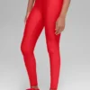 Airlift Winter Warm High-Waist Legging - Bright Red