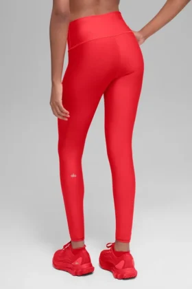 Airlift Winter Warm High-Waist Legging – Bright Red