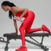 Airlift Winter Warm High-Waist Legging - Bright Red