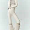 Airlift Winter Warm Mesh Ski Time Long Sleeve - Ivory