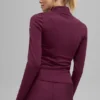 Airlift Winter Warm Radiant Full-Zip Jacket - Burgundy