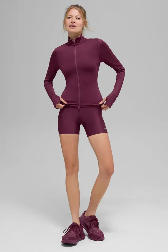Airlift Winter Warm Radiant Full-Zip Jacket - Burgundy