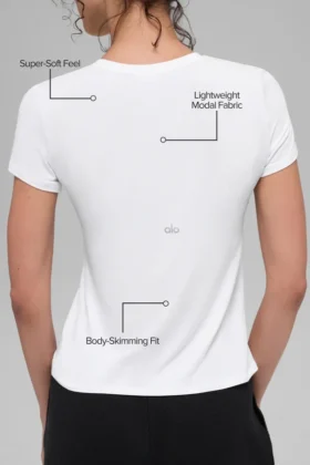 All Day Short Sleeve – White