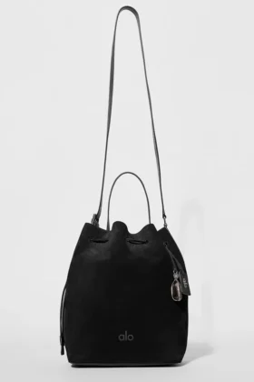 Alo Balance Bucket – Black Suede