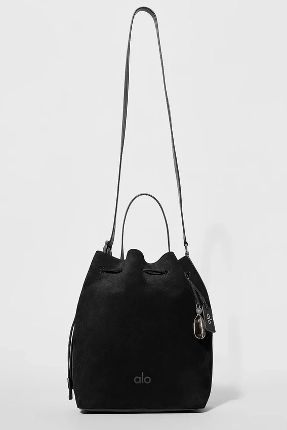 Alo Balance Bucket - Black Suede
