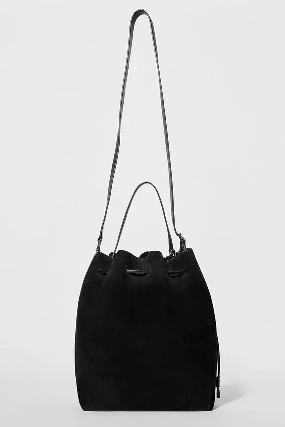 Alo Balance Bucket - Black Suede
