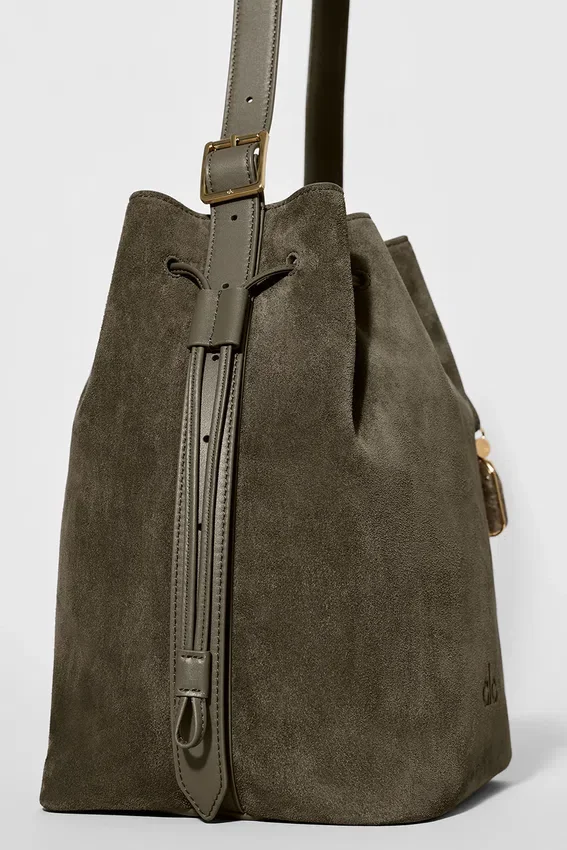 Alo Balance Bucket - Olive Tree Suede