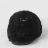 Alo Classico Faux Fur Sandal - Black
