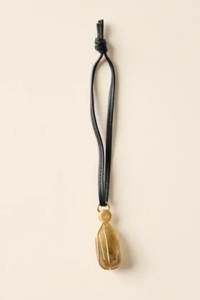 Alo Intention Crystal - Smoky Quartz/Gold