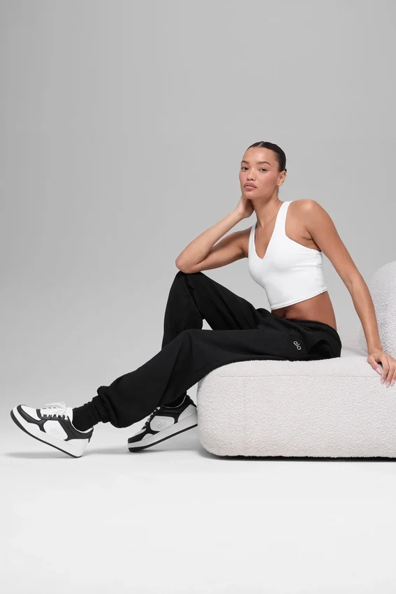Alo Recovery Mode Sneaker - Black/White
