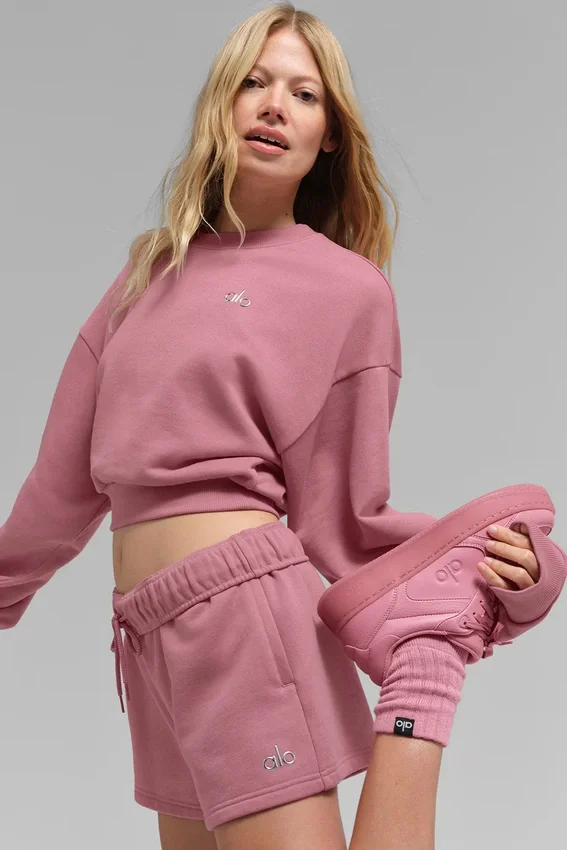 Alo Recovery Mode Sneaker - Pink Wild Rose