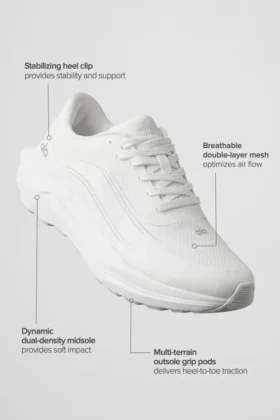 Alo Runner – White/White