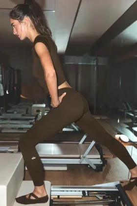 Alo Softsculpt 7/8 Define Legging - Espresso